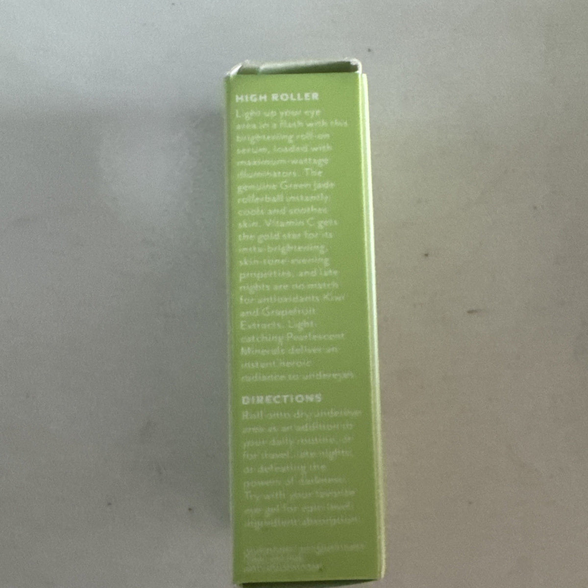 New No Seal Patchology Hero Status Roll Model Moisturizing eye serum 0.37 Floor