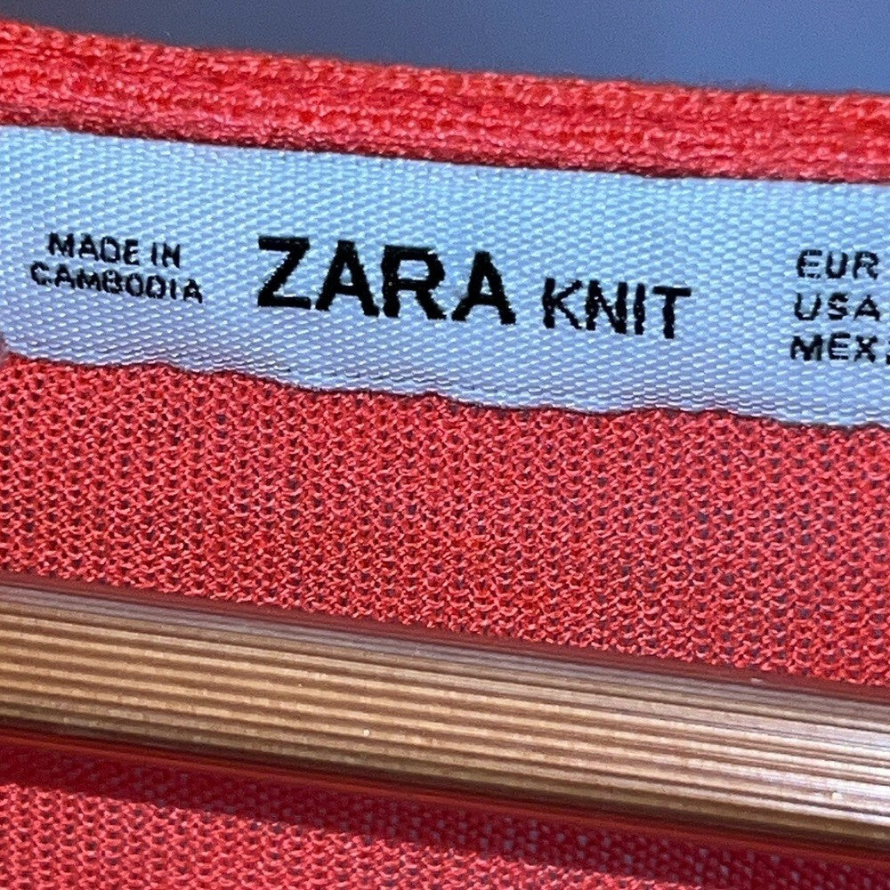 ZARA Salmon Tunic Sweater, Small