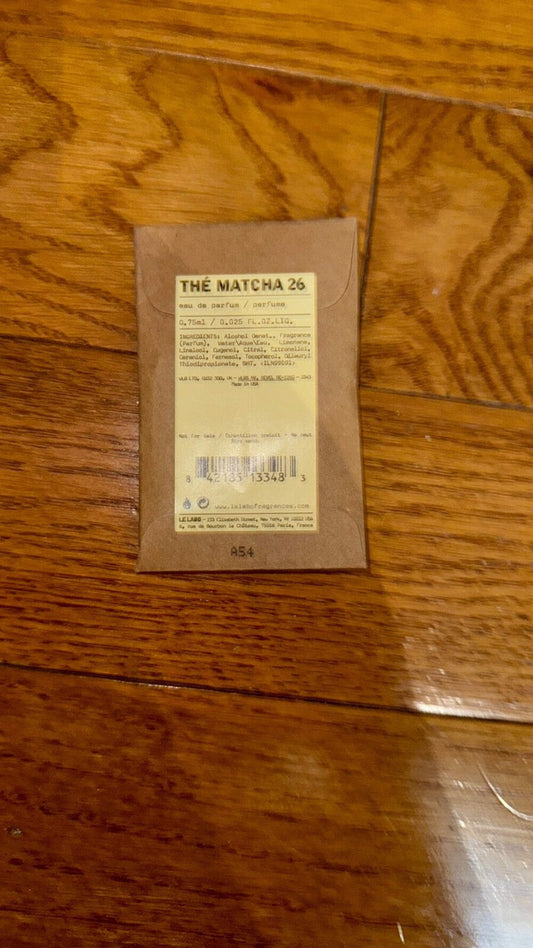 Le Labo The Matcha 26 Eau de Parfum Sample Size 1.5ml/ .05 fl oz