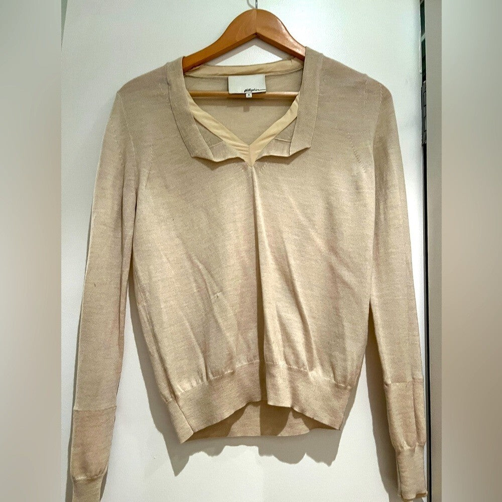 Philip Lim Cream Sweater, small