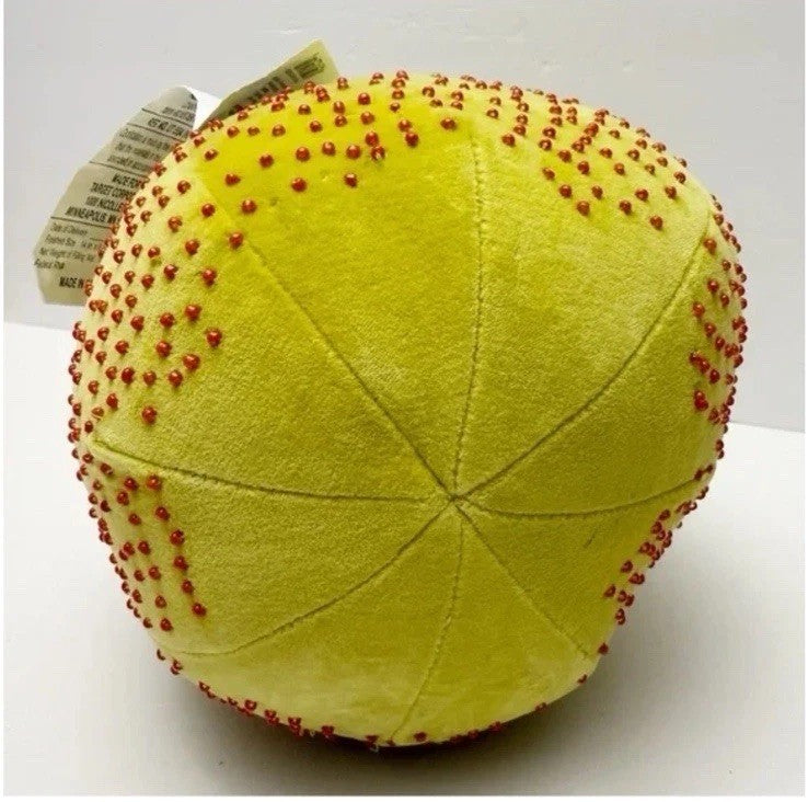 John Derian For Target 2024 14"x8" Beaded Pear Pillow Thanksgiving & Fall Decor