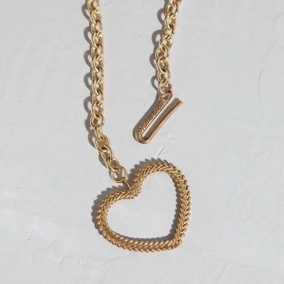 Studio Grun Rose Gold Heart Necklace 