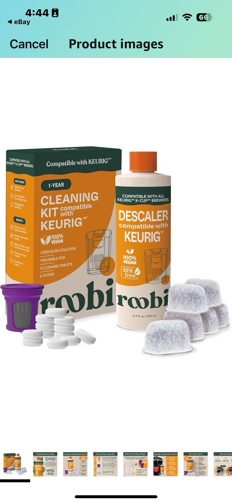 KEURIG CLEANER DESCALER KIT