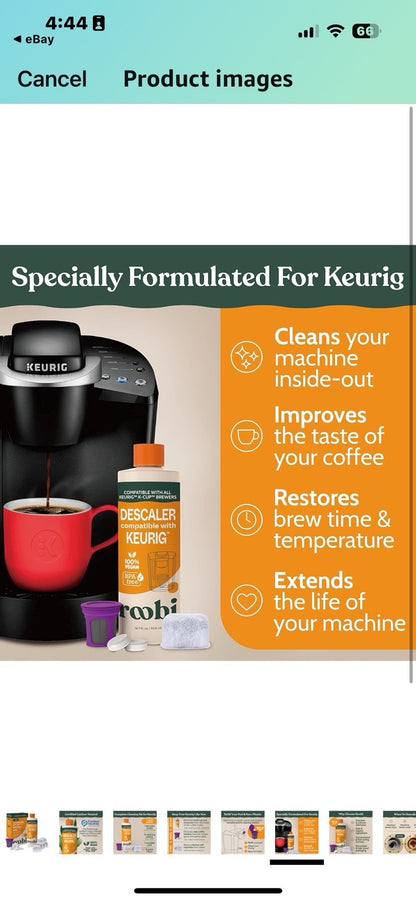 KEURIG CLEANER DESCALER KIT