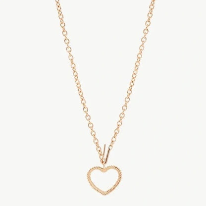 Studio Grun Rose Gold Heart Necklace 