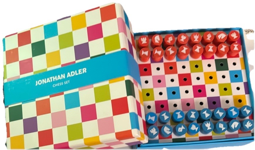 Jonathan Adler Helsinki Peggable Chess Set