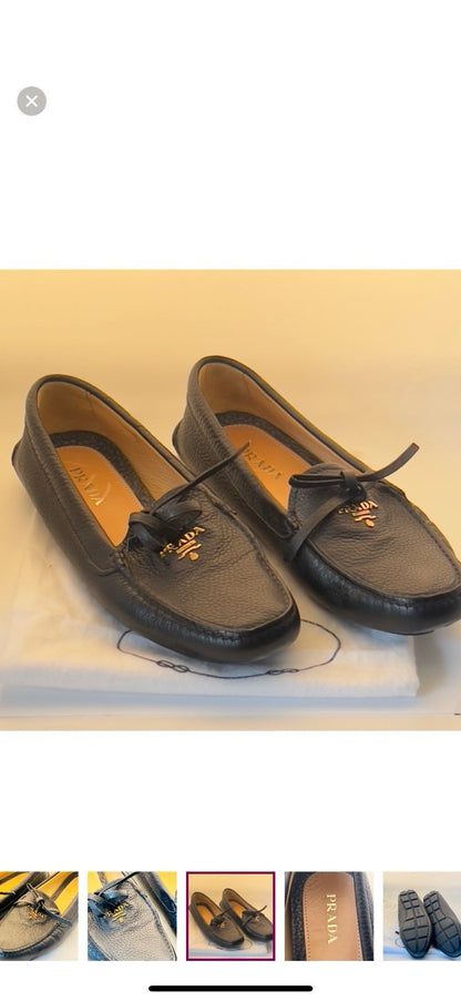 prada loafers women 38.5